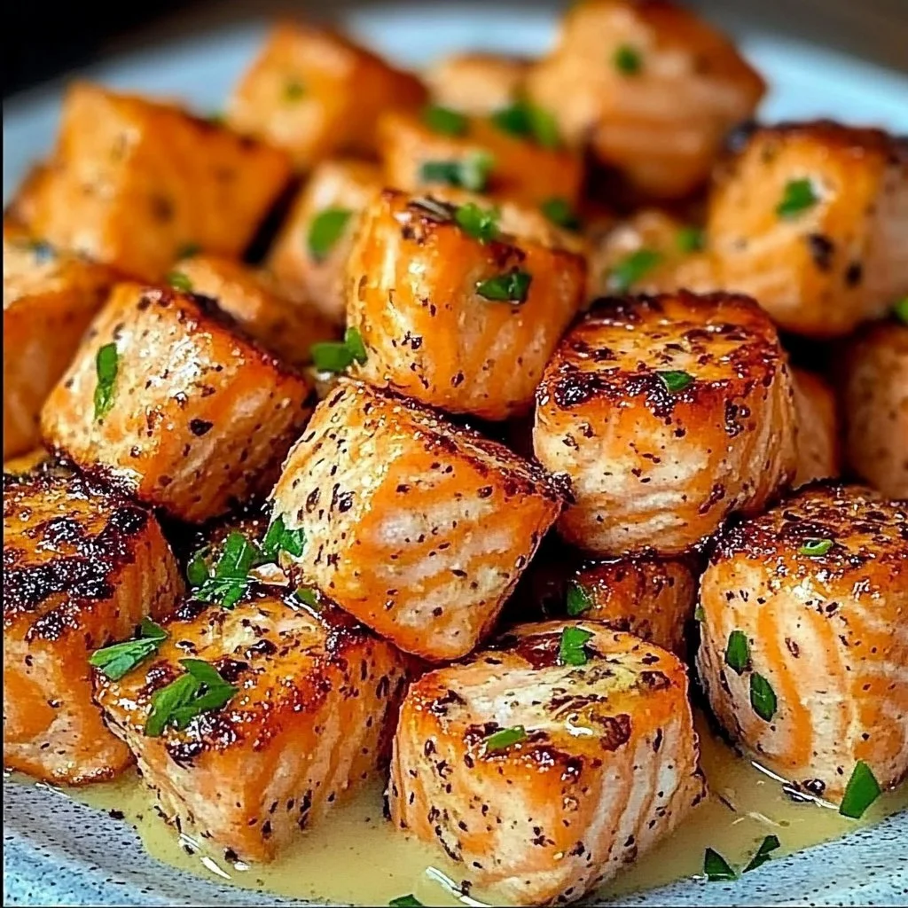 Bang Bang Salmon Bites served as a delicious appetizer