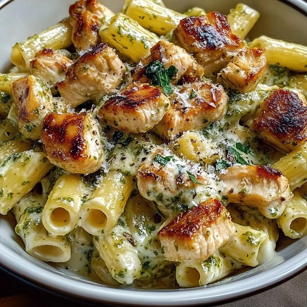 Creamy Pesto Chicken Pasta