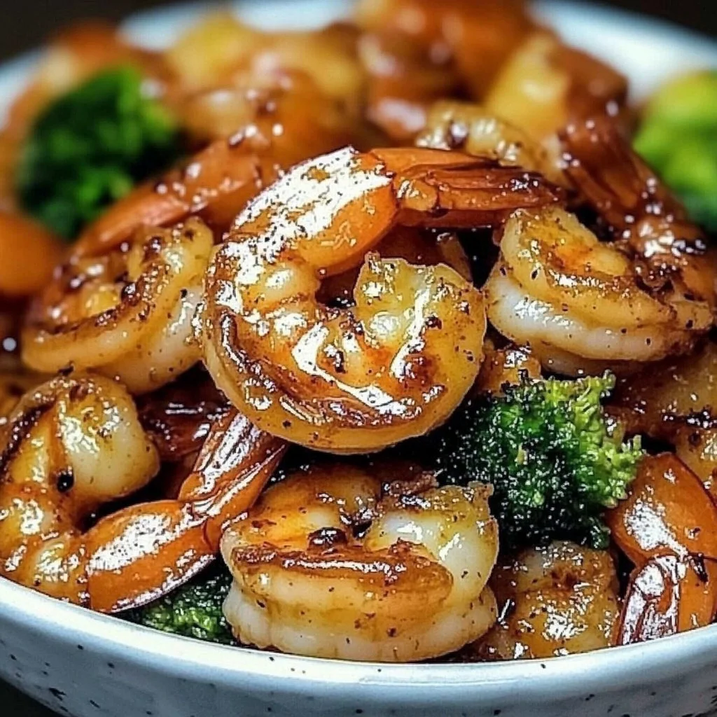 High-Protein Honey Garlic Shrimp