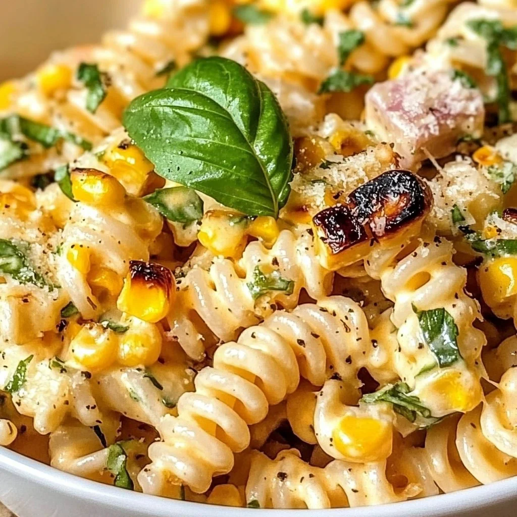 Juicy Street Corn Pasta Salad