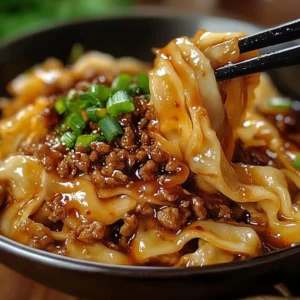 Delicious Potsticker Noodle Bowl with savory dumplings and fresh noodles