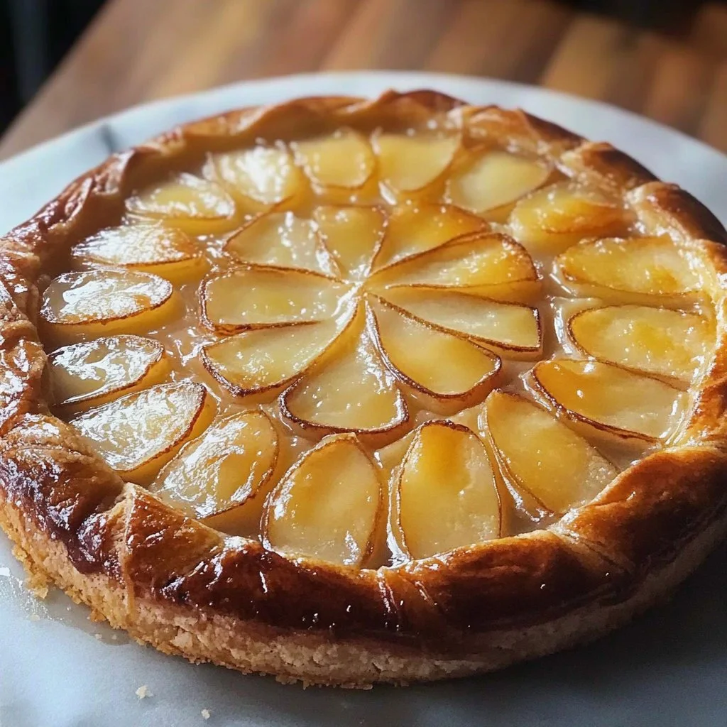 Deliciously baked Frangipane Galette with a golden crust and almond filling