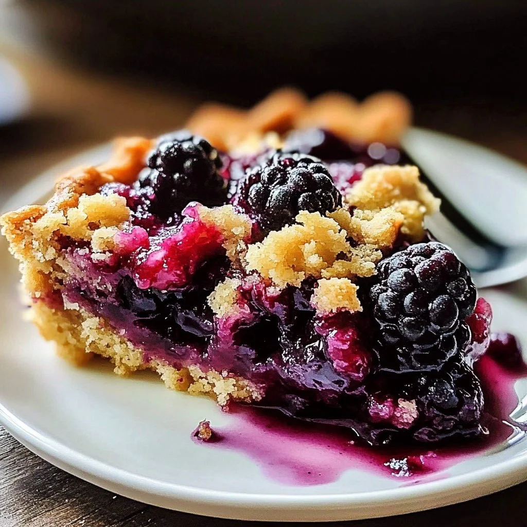Easy and Delicious Mulberry Dump Cake