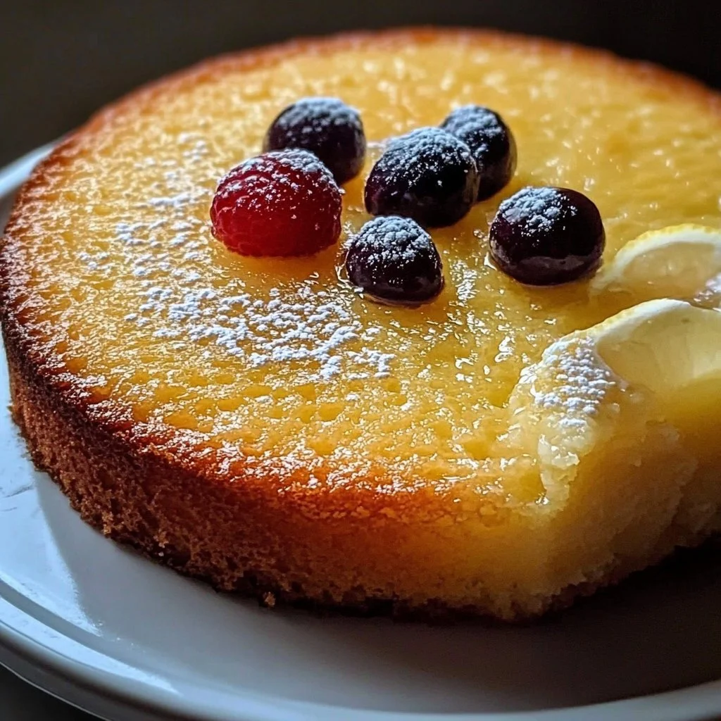 Deliciously moist lemon olive oil cake topped with fresh lemon zest.