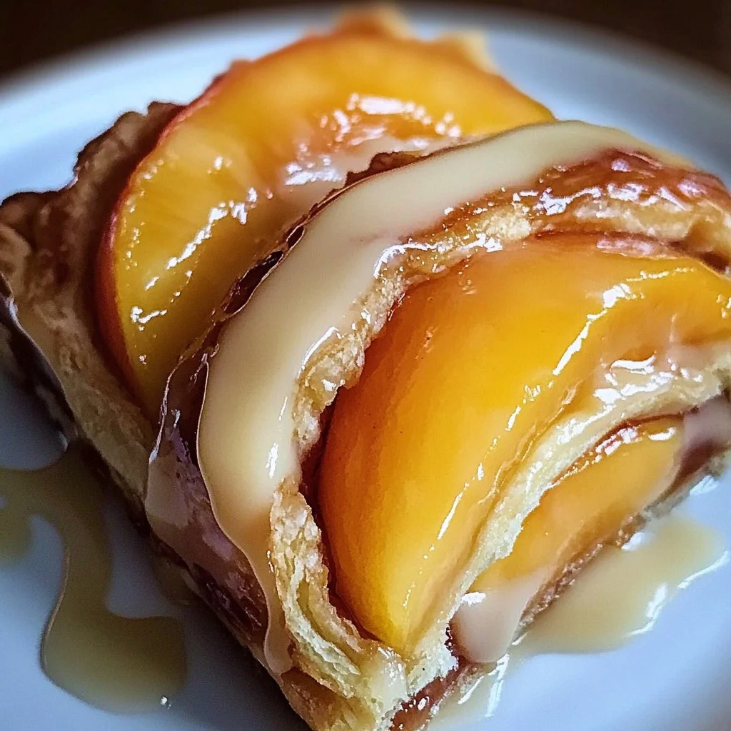 Irresistible Peach Danish