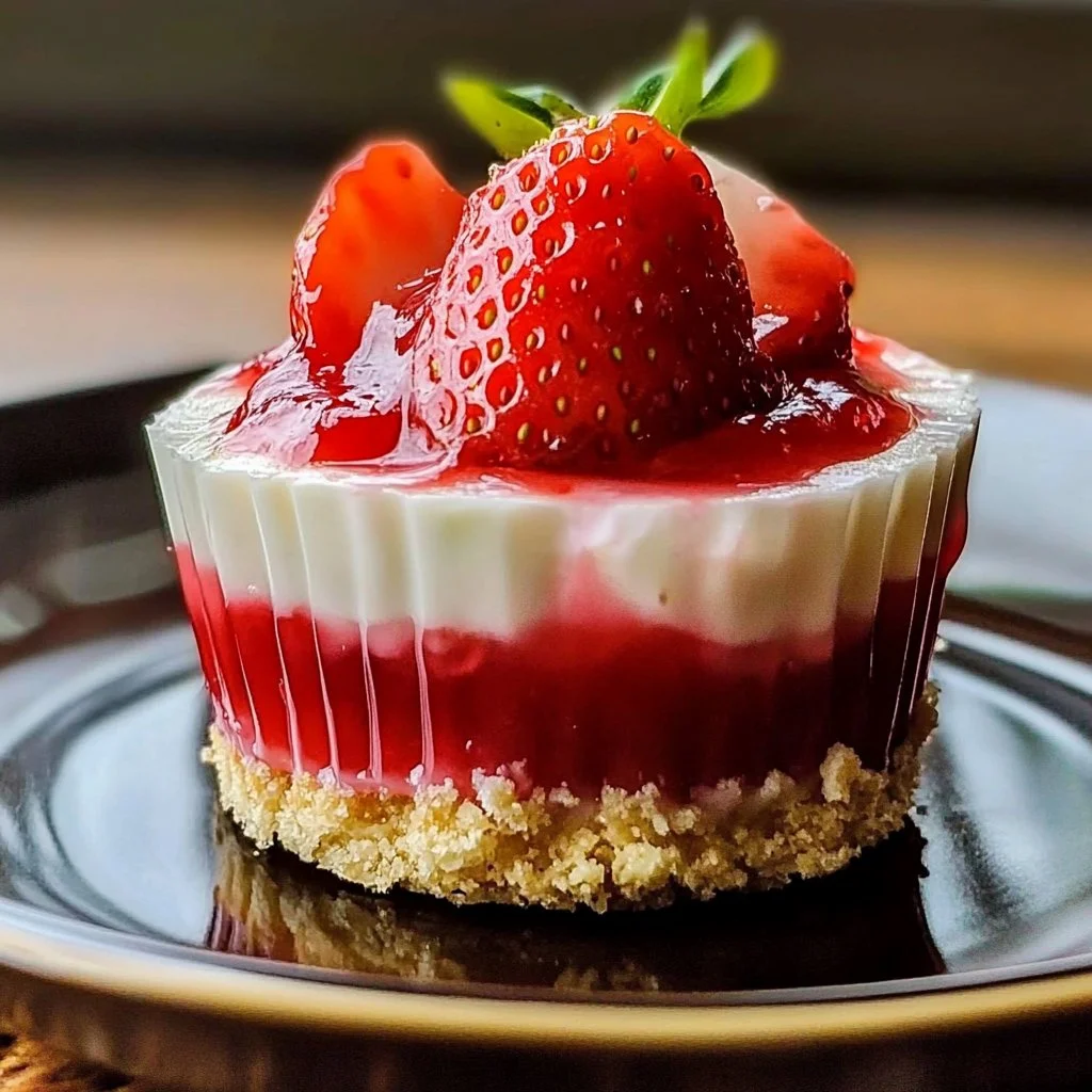 Irresistible Strawberry Cheesecake Cups