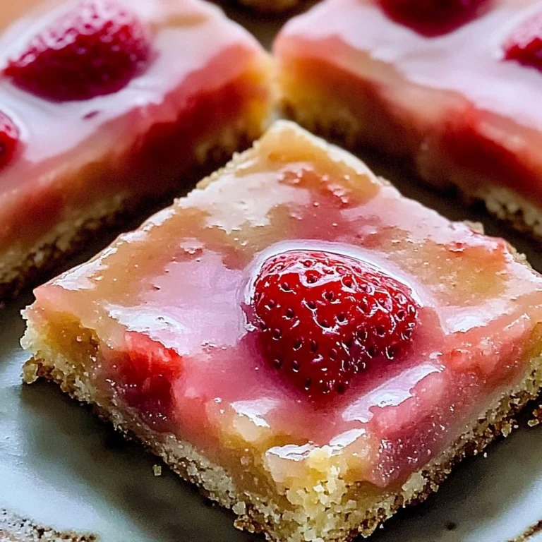 Delicious strawberry lemon bars with fresh strawberries and lemon zest