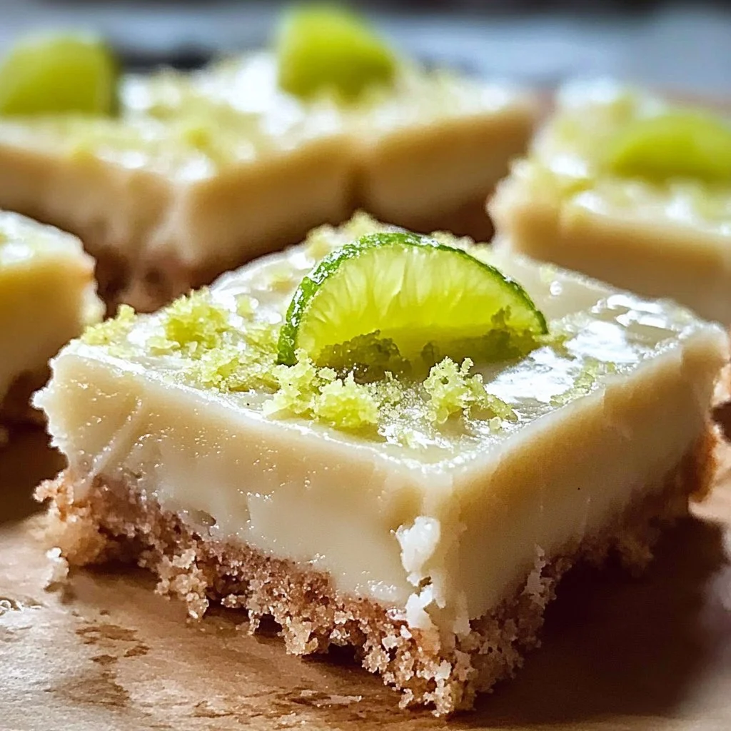 Irresistible White Chocolate Key Lime Bars