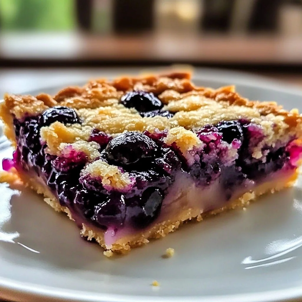Easy and Irresistible Blueberry Pie Bars