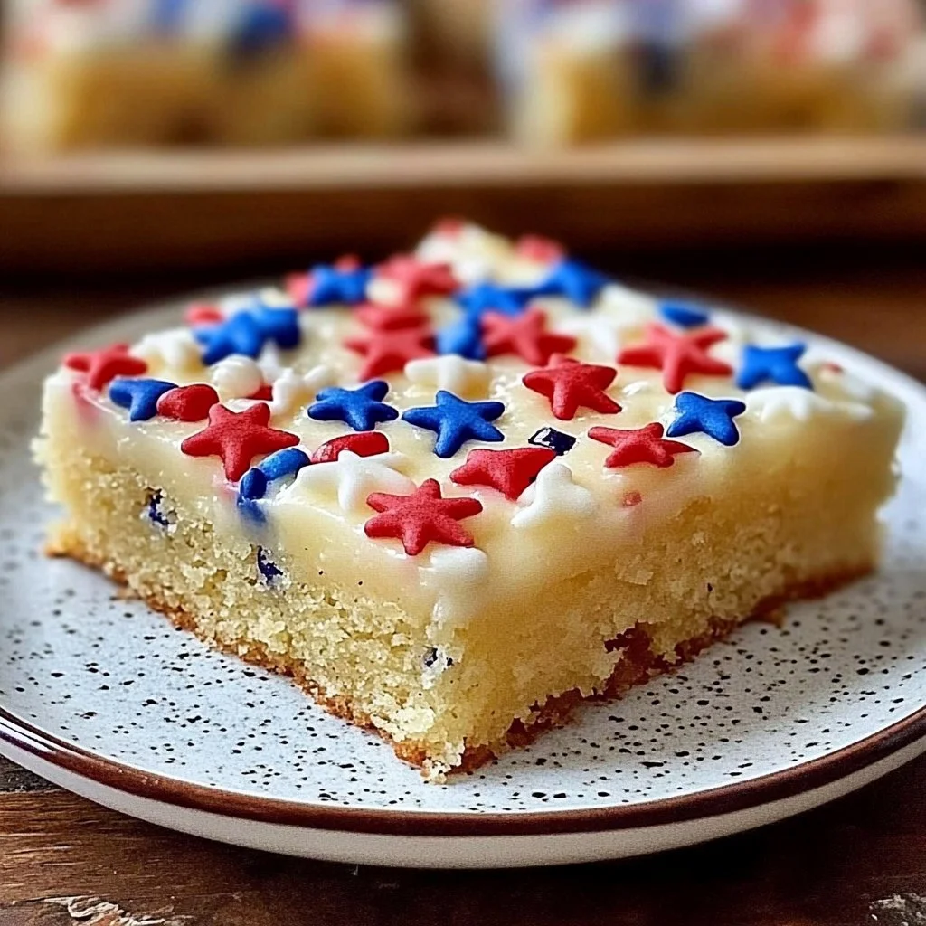 Irresistible Patriotic Sugar Cookie Bars